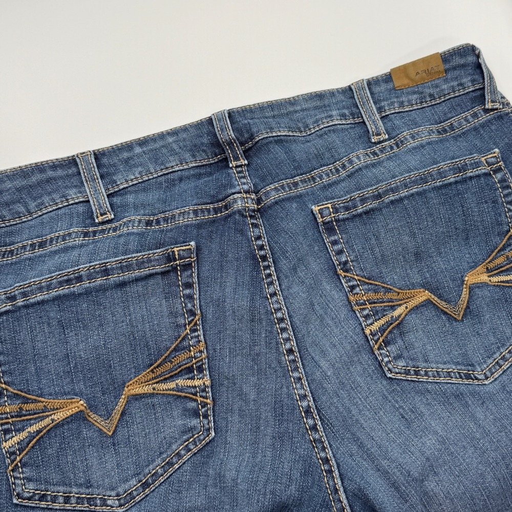Ariat Natalia Trouser Jeans Alana Wash Perfect Rise Wide Leg Women's 33R